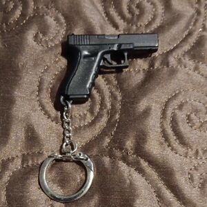 Black Gun Keychain